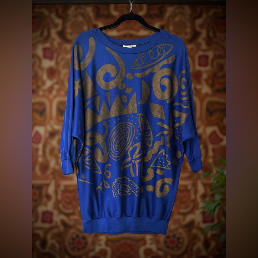 Vintage Dolman Sleeve Tunic Top